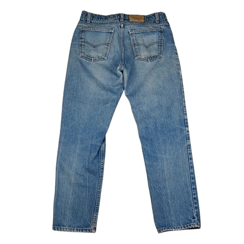 Vtg 80s Levi's 506 Men's Straight Leg‎ Jeans 33.25x30 USA Medium Wash Denim
